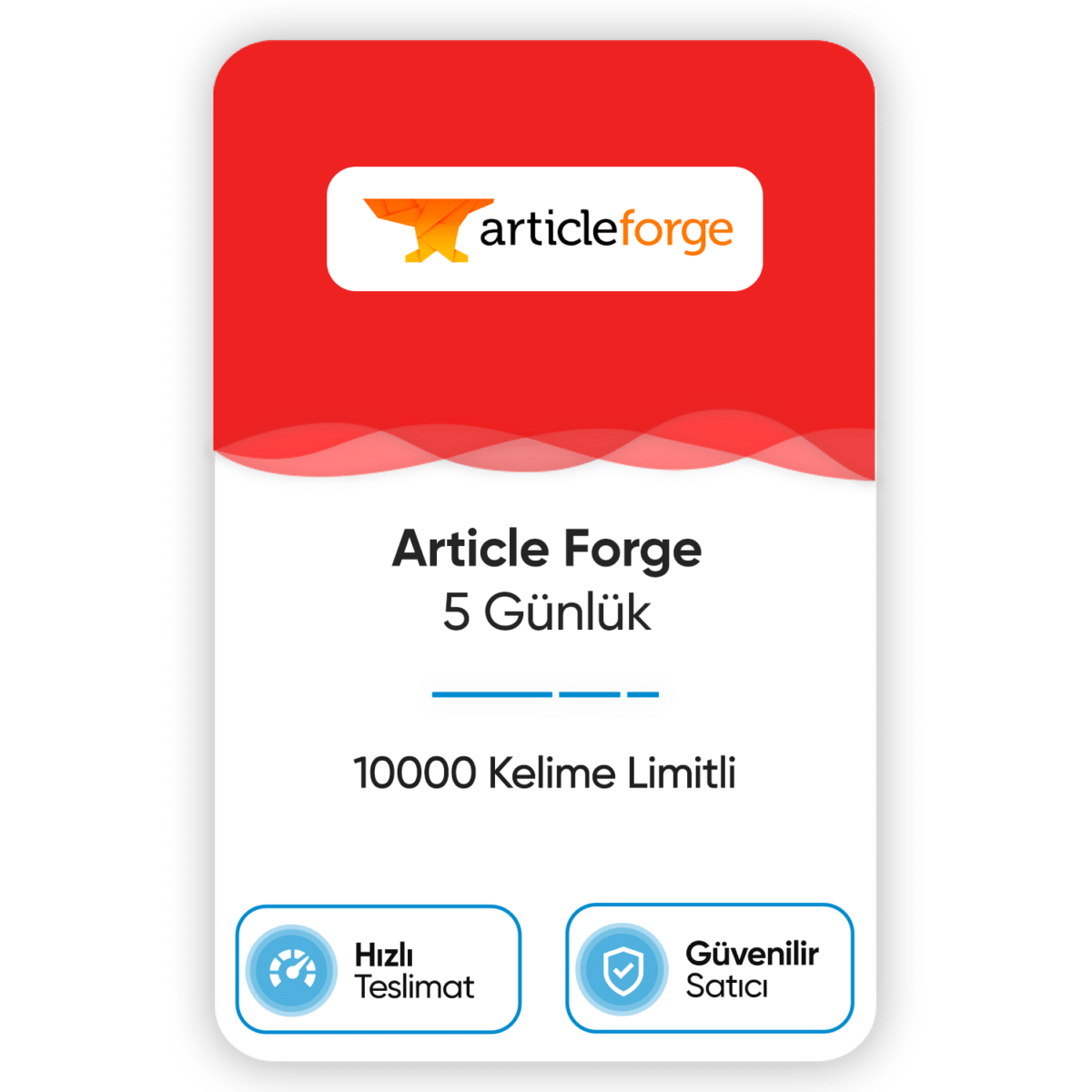 article forge 5 gunluk 10000 kelime lmiitli