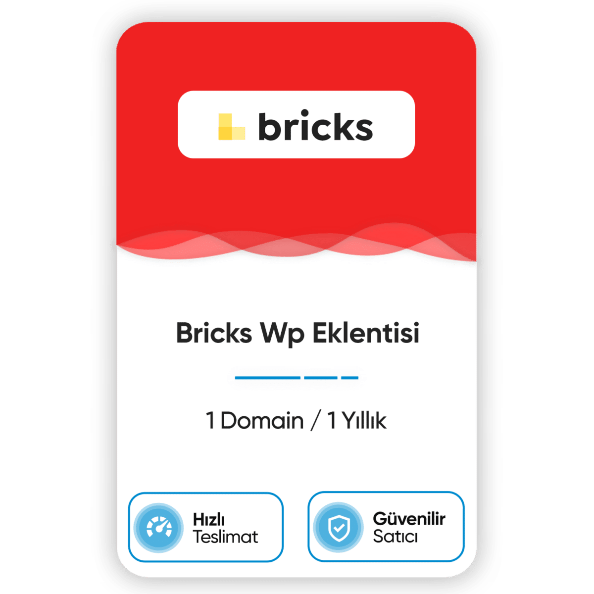 bricks wp eklentisi 1 domain 1 yillik