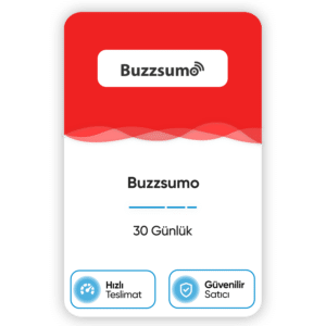 buzzsumo 30 gunluk