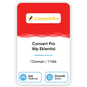 convert pro wp eklentisi 1 domain 1 yillik