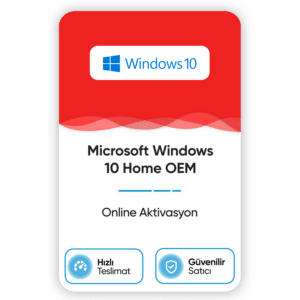 microsoft windows 10 home oem online aktivasyon