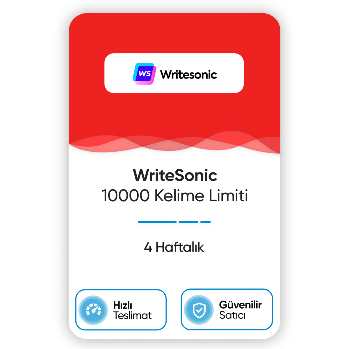 write sonic 10000 kelime limiti 4 haftalik